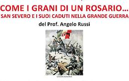 “Come i grani di un Rosario… ", la città di San Severo celebra la Grande Guerra e i suoi caduti

