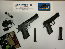 Minaccia "collega"  con una pistola per un mancato sorpasso:  denunciato autotrasportatore