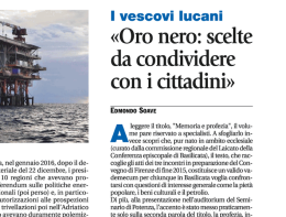Petrolio, «Memoria e profezia»: cosa pensa il Laicato cattolico lucano dell'oro nero