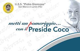 "Metti un pomeriggio... con il preside Coco"