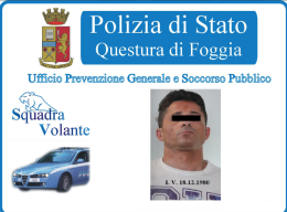 Rapina alla Banca Popolare di Puglia e Basilicata ma all'uscita trova le Volanti: arrestato 37enne