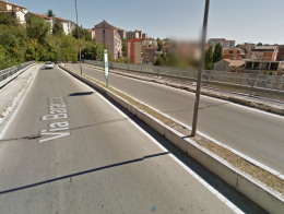 Potenza, ponte a rischio in centro città: cede la sede stradale