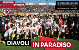 Foggia Calcio, Stroppa si racconta a "B Magazine"