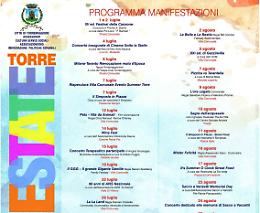 E' partito il "Torrestate" 2017, il cartellone estivo approntato dal Comune di Torremaggiore