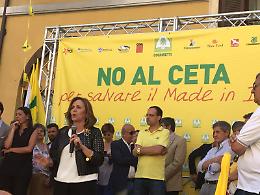 CETA, Mongiello: «Il patto tra Europa e Canada firma l'atto di morte della nostra agricoltura»