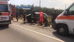 Foggia, incidente mortale sulla Strada Statale 90 per Segezia