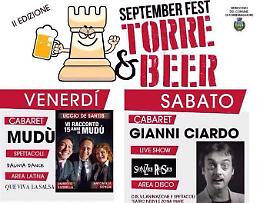 A Torremaggiore seconda edizione del “September Fest Torre&Beer” dal 1 al 3 settembre 