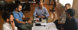 L'assessore Cifarelli tra i giovani del Forum