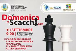 A Cerignola, "una domenica a scacchi" tutta particolare 