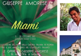 Giuseppe Amorese, un artista cerignolano in mostra a Miami 