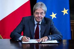 Gentiloni firma il contratto istituzionale per Matera 2019