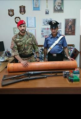 Nella sua masseria fucili e proiettili: arrestato allevatore di Carpino 