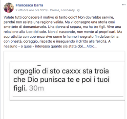 Il bullo da social se la prende con Francesca Barra. Lei si rivolge a Pittella: «Lavora alla Regione, licenzialo!»