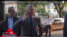 Oggi doppio appuntamento con D'Alema in Capitanata