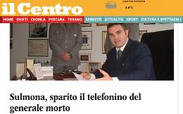 Il giallo del generale Conti: sparito il suo telefonino. Investigatori in Basilicata a caccia di tracce