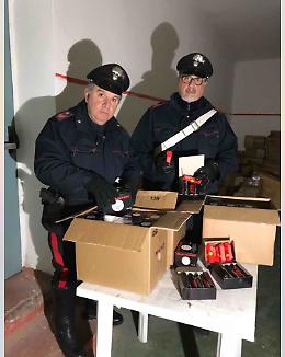 Foggia, Salice Nuovo:  scoperto deposito di fuochi d'artificio illegali