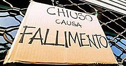 Imprese, nell'Eurozona aumentano per il quarto trimestre consecutivo le dichiarazioni di fallimento