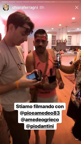 "Pio e Amedeo" a casa della Ferragni a Los Angeles