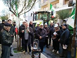 Agricoltori materani protestano contro Agea