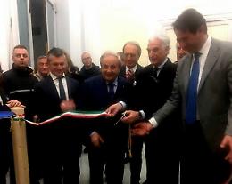 Mostra di José Ortega a Salerno, presente De Ruggieri