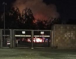 Cerignola, incendio chiosco villa comunale: arrestati gli autori