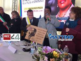 Tra ali di bimbi, l'inno alla pace di Bernice King a Monteleone di Puglia