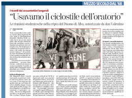 Era lucano il leader degli scioperi sessantottini nel Cuneese: la Stampa di oggi ricorda le gesta di Paolo Capezzera