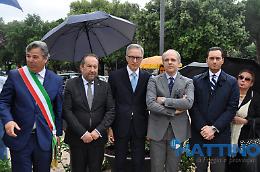 Falcone e Borsellino rivivono a Foggia, in un monumento tra il Tribunale e la Chiesa del Carmine