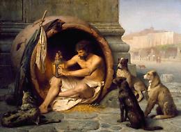 Cosa ha a che fare la disposofobia col filosofo Diogene?
