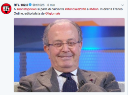 Franco Ordine a Rtl: «Pregiudizio abnorme nei confronti del Foggia»