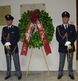 Potenza, cerimonia di commemorazione dell'agente scelto Tammone