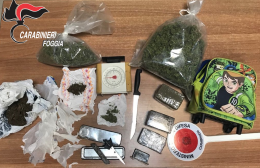 Cerignola, spacciavano davanti alla figlioletta di pochi mesi: due arresti