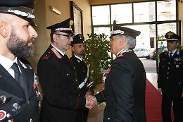 Il Generale di Corpo d'Armata Vittorio Tomasone visita il Comando Provinciale dei Carabinieri di Foggia
