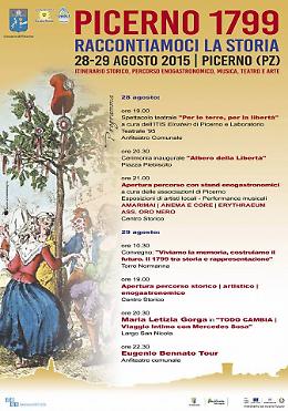 “Picerno 1799”: un itinerario di storia, gastronomia, musica e teatro