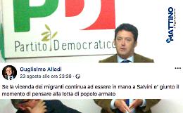 Allodi (PD): «Contro Salvini è il momento della lotta di popolo armato»