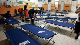 Maltempo Gargano: a Rodi Garganico notte sulle brandine per 126 turisti 