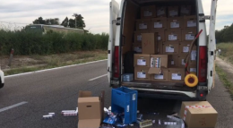 Assalto ad un furgone di sigarette tra Manfredonia e Zapponeta, però ai banditi il colpo va storto