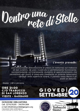 "Dentro una rete di Stelle": a Vieste tutti col naso all'insù