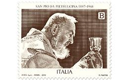 Conte a San Giovanni Rotondo tiene a battesimo il francobollo per Padre Pio
