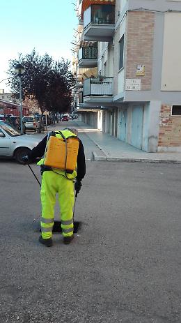 Amiu, al via la disinfestazione  delle strade  della città 