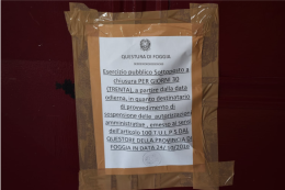 Foggia, chiusa per 30 giorni la discoteca "Domus" 