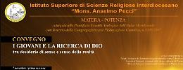 Religione, a Matera il convegno "I giovani e la ricerca di Dio"