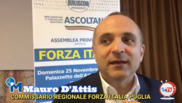 Elezioni comunali, dopo Brindisi, D'attis (FI) guarda a Foggia con un ampio polo moderato: "Siamo l'alternativa al fallimento Pd-M5S"