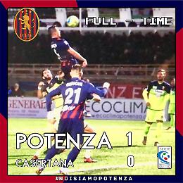 Allo stadio Viviani il Potenza piega la Casertana 1 a 0