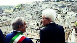 Cerimonia inaugurale Matera 2019, il sindaco di Matera ringrazia Mattarella e  Conte per la loro presenza 