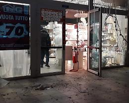 San Severo, tentativo di furto con esplosivo al negozio "Tre G"