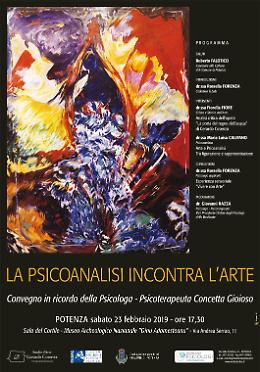 Psicoanalisi e arte, a Potenza il convegno in ricordo della psicologa Gioioso 