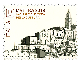 Matera 2019, emesso il francobollo celebrativo della Capitale europea della cultura