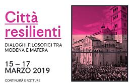 Matera 2019 apre le porte al Festivalfilosofia di Modena