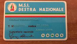 Prima la gaffe su Almirante, poi la foto in piazza al comizio missino e ora la tessera. Ma Trerotola alla vigilia del voto le prova tutte: «La tessera dell'Msi col mio nome è falsa». Peccato che arrivi dritta dalla Fondazione di An